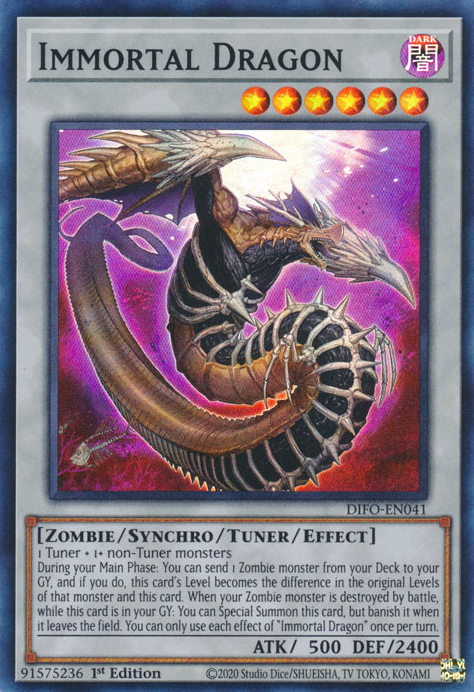 Immortal Dragon - DIFO-EN041 - Super Rare 1