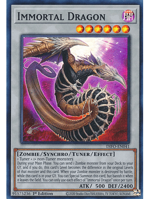 Immortal Dragon - DIFO-EN041 - Super Rare