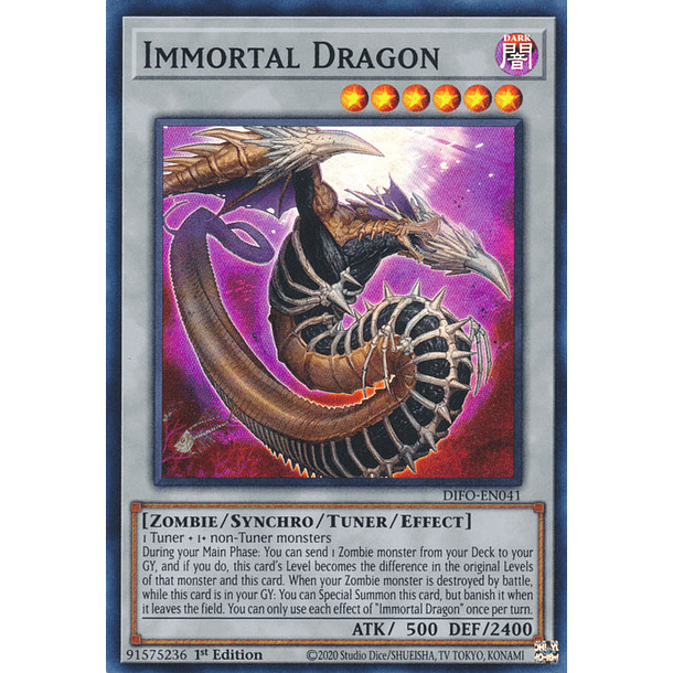 Immortal Dragon - DIFO-EN041 - Super Rare