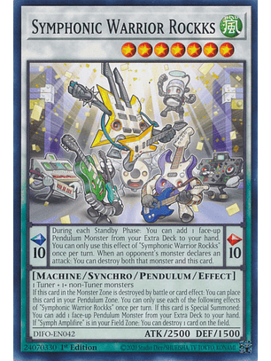 Symphonic Warrior Rockks - DIFO-EN042 - Common