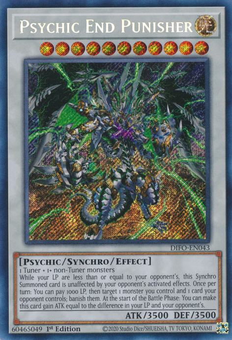 Psychic End Punisher - DIFO-EN043 - Secret Rare 1