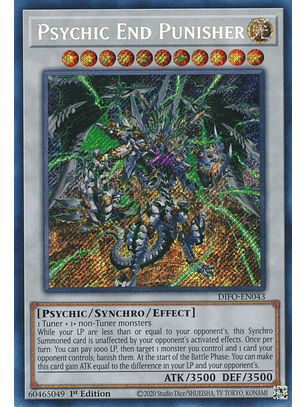Psychic End Punisher - DIFO-EN043 - Secret Rare