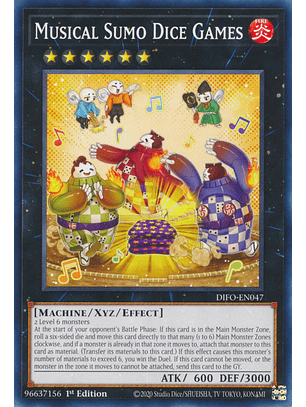 Musical Sumo Dice Games - DIFO-EN047 - Common