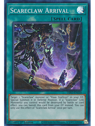 Scareclaw Arrival - DIFO-EN059 - Super Rare 