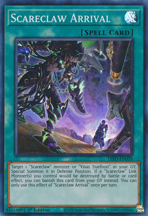 Scareclaw Arrival - DIFO-EN059 - Super Rare 