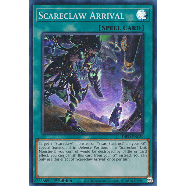 Scareclaw Arrival - DIFO-EN059 - Super Rare 
