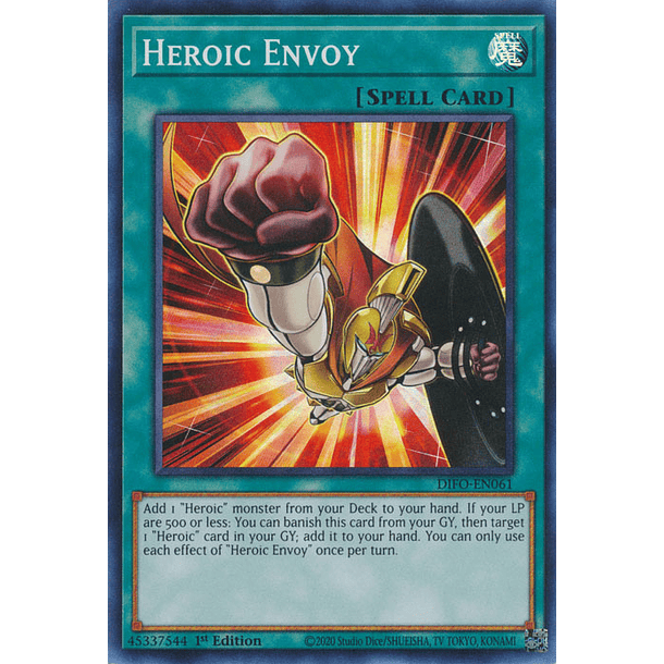 Heroic Envoy - DIFO-EN061 - Super Rare