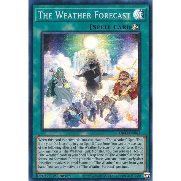 The Weather Forecast - DIFO-EN063 - Super Rare