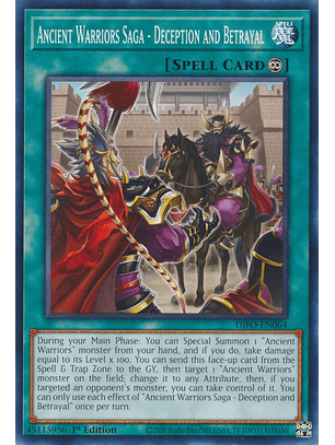 Ancient Warriors Saga - Deception and Betrayal - DIFO-EN064 - Common