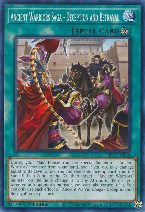 Ancient Warriors Saga - Deception and Betrayal - DIFO-EN064 - Common