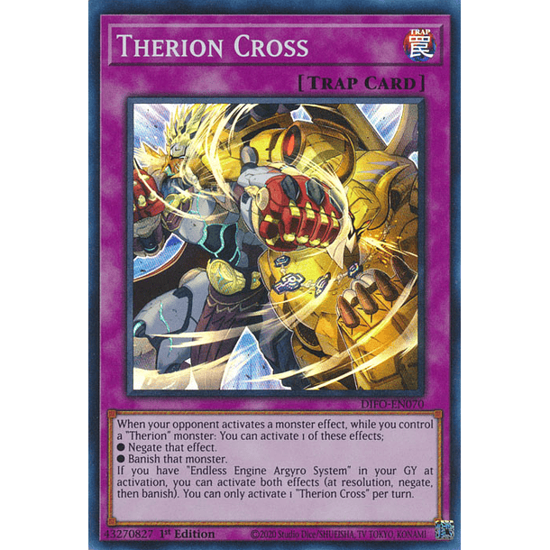 Therion Cross - DIFO-EN070 - Super Rare 