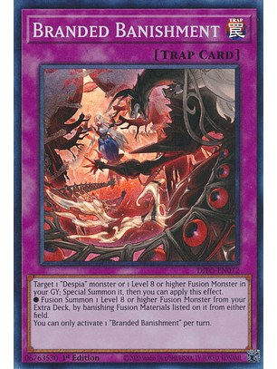 Branded Banishment - DIFO-EN072 - Super Rare