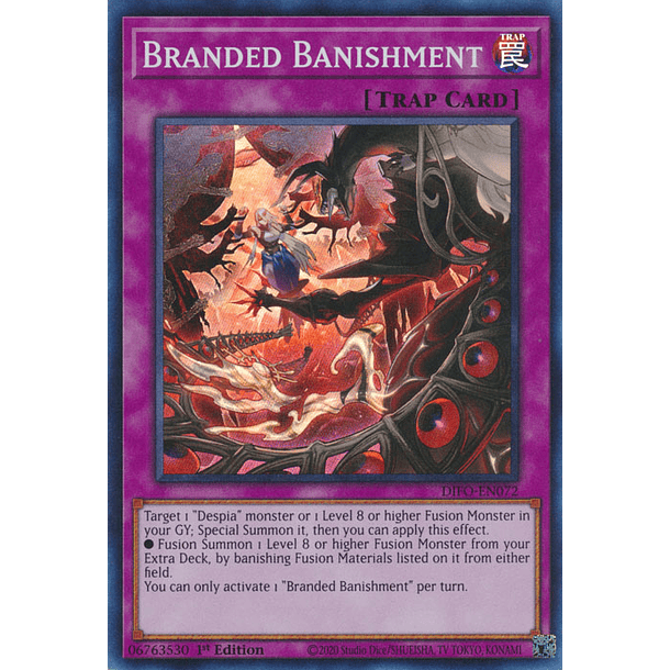 Branded Banishment - DIFO-EN072 - Super Rare