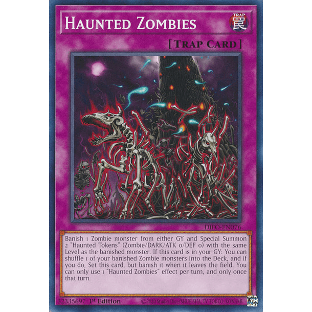 Haunted Zombies - DIFO-EN076 - Common