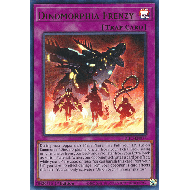 Dinomorphia Frenzy - DIFO-EN077 - Ultra Rare
