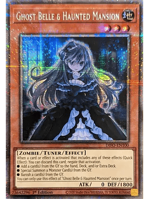Ghost Belle & Haunted Mansion - DIFO-EN100 - Starlight Rare