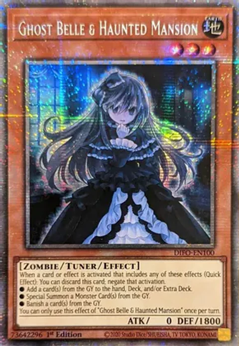 Ghost Belle & Haunted Mansion - DIFO-EN100 - Starlight Rare