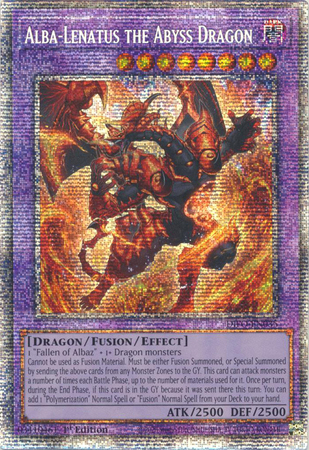 Alba-Lenatus the Abyss Dragon - DIFO-EN035 - Starlight Rare  1