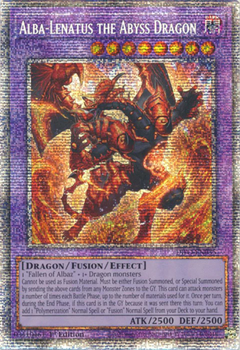 Alba-Lenatus the Abyss Dragon - DIFO-EN035 - Starlight Rare 