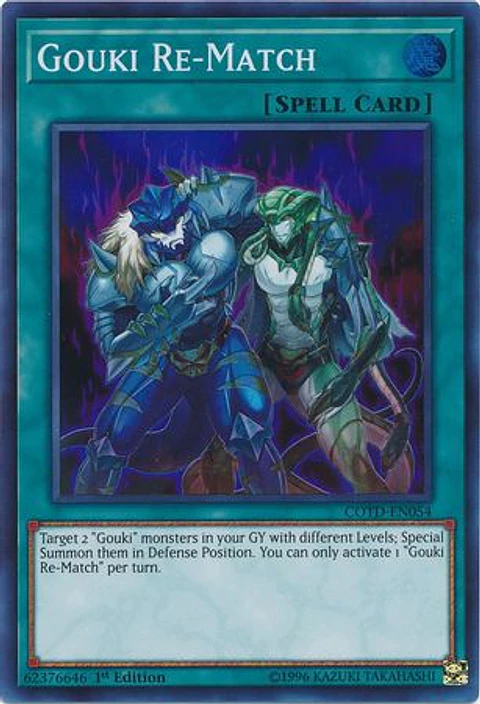 Gouki Re-Match - COTD-EN054 - Super Rare  