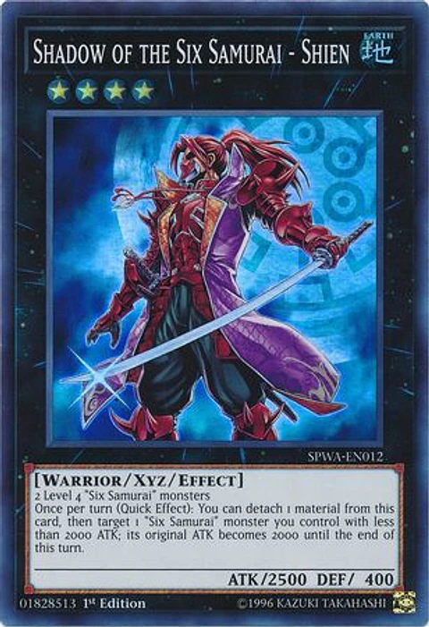 Shadow of the Six Samurai - Shien - SPWA-EN012 - Super Rare  