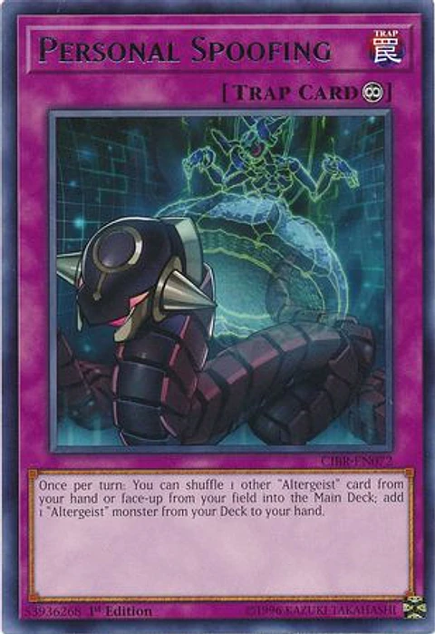 Personal Spoofing - CIBR-EN072 - Rare 
