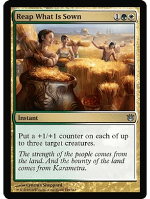 Reap What Is Sown - BNG - U