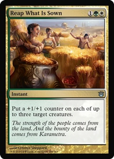 Reap What Is Sown - BNG - U