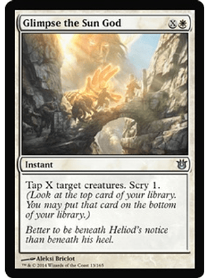 Glimpse the Sun God - BOG