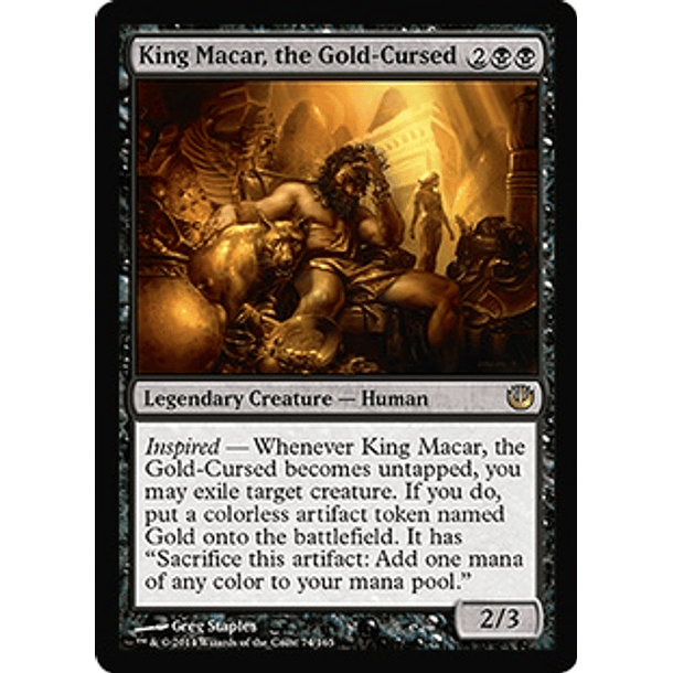 King Macar, the Gold-Cursed - JOU