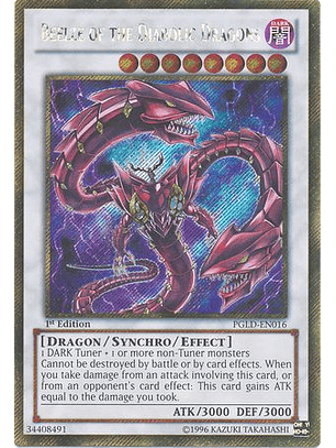 Beelze of the Diabolic Dragons - PGLD-EN016 - Gold Secret Rare 