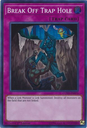 Break Off Trap Hole - COTD-EN075 - Super Rare 1