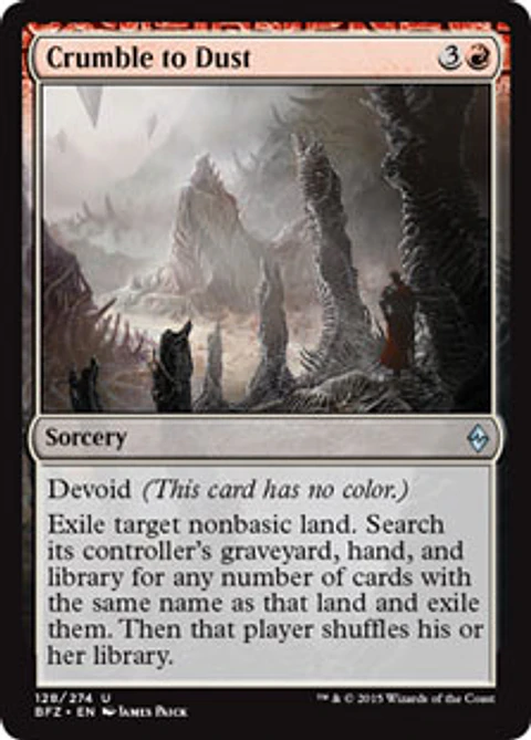 Crumble to Dust - BFZ