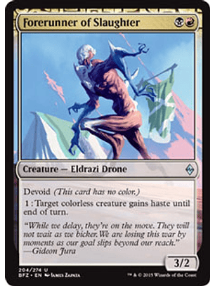 Forerunner of Slaughter - BFZ