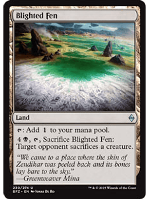 Blighted Fen - BFZ