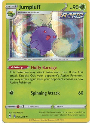 Jumpluff - 4/203 - Holo Rare