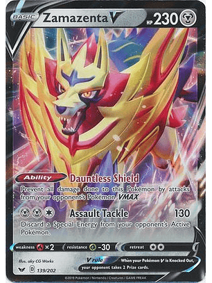Zamazenta V - 139/202 - Ultra Rare