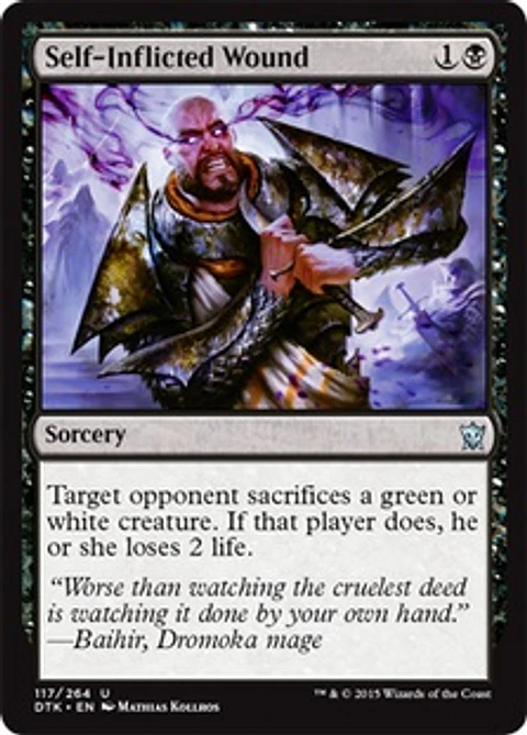 Self-Inflicted Wound - DTK