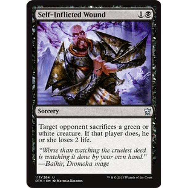 Self-Inflicted Wound - DTK