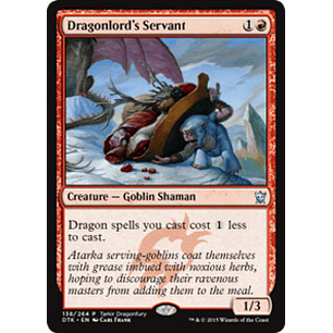 Dragonlord's Servant (Dragons of Tarkir Dragonfury Game) - DTK