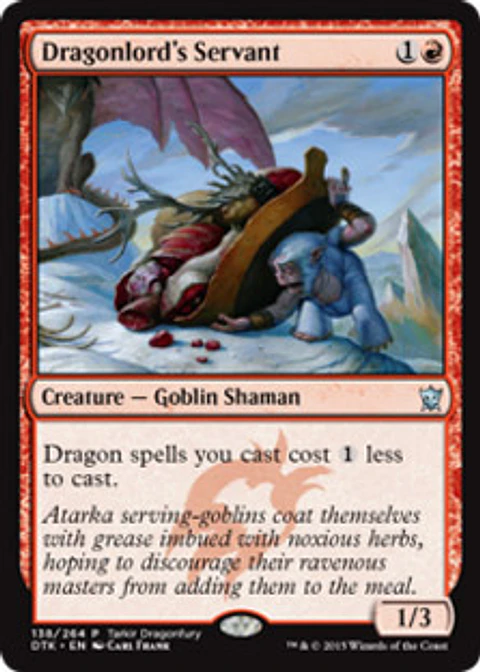Dragonlord's Servant (Dragons of Tarkir Dragonfury Game) - DTK
