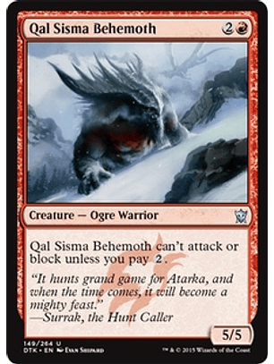 Qal Sisma Behemoth - DTK - U