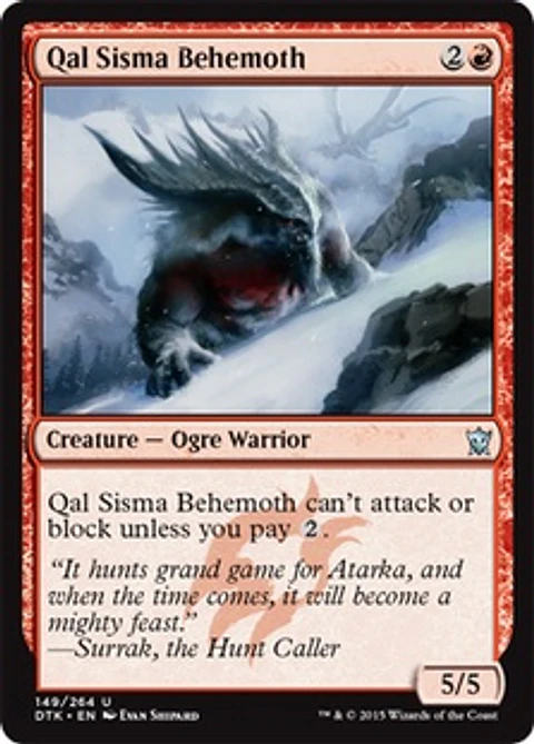Qal Sisma Behemoth - DTK - U