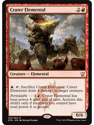 Crater Elemental - DTK