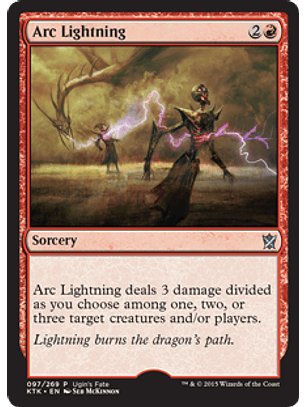 Arc Lightning (Ugin's Fate) - KTK