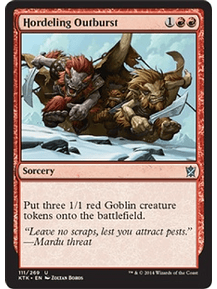 Hordeling Outburst - KTK