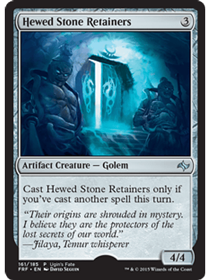 Hewed Stone Retainers (Ugin's Fate) - FRF - U 