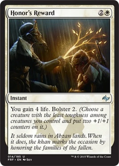 Honor's Reward - FRF
