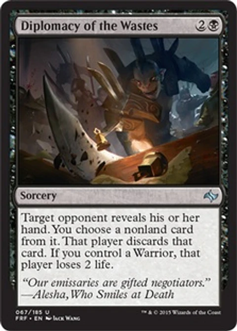 Diplomacy of the Wastes - FRF