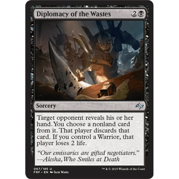 Diplomacy of the Wastes - FRF